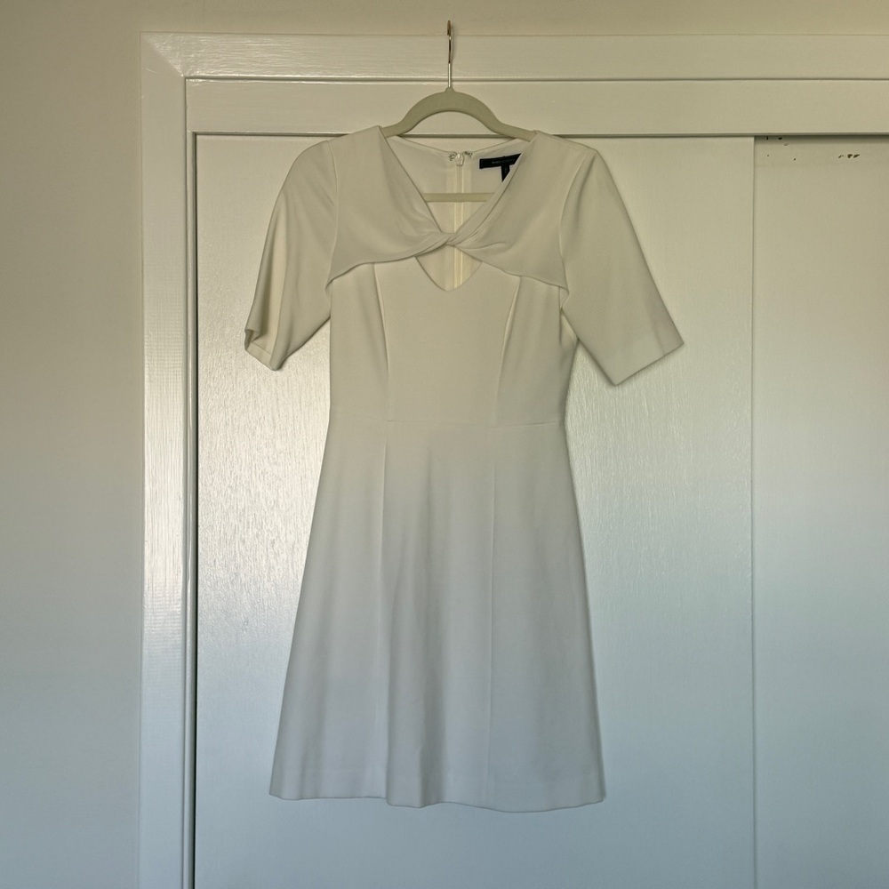 BCBGMaxAzria Cream Mini Dress